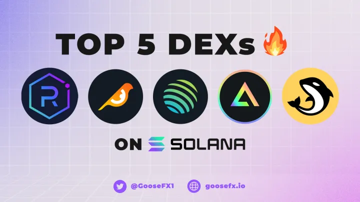 Top 5 DEXs on Solana